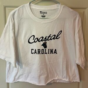 Champion White Coastal Carolina Tee